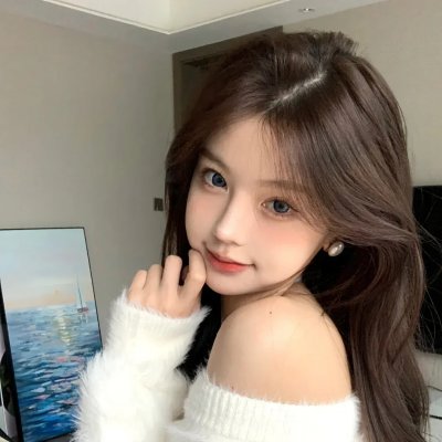夜色中的她
